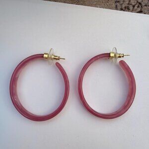 Pink Kendra Scott Hoops